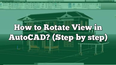 How to Rotate View in AutoCAD? (Step by step)