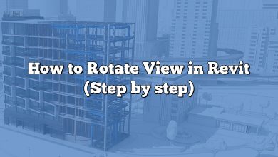 How to Rotate View in Revit (Step by step)