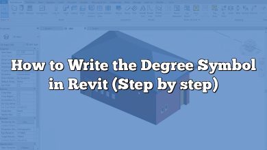 How to Write the Degree Symbol in Revit (Step by step)
