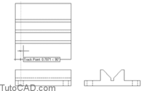 How to use Temporary Tracking Points in AutoCAD - CADdikt