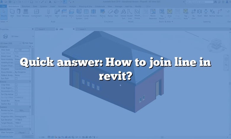 How to Join Lines in Revit